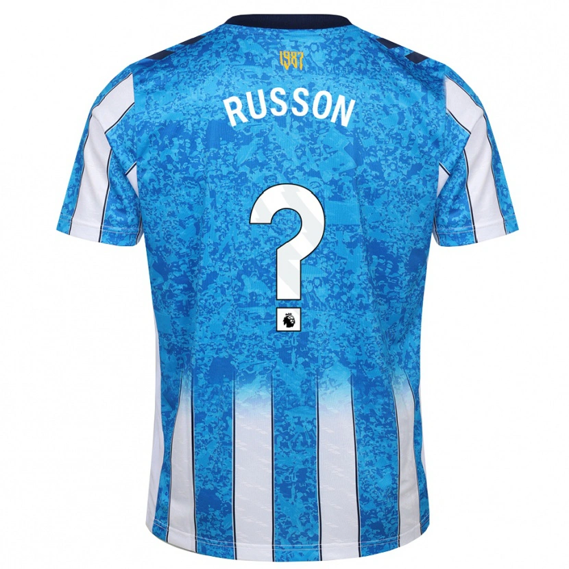 Danxen Mujer Camiseta Will Russon #0 Blanco Azul Naranja 1ª Equipación 2026/27 La Camisa