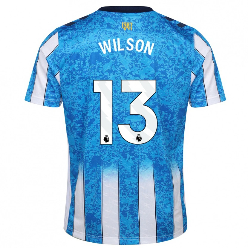 Danxen Mujer Camiseta Ben Wilson #13 Blanco Azul Naranja 1ª Equipación 2026/27 La Camisa