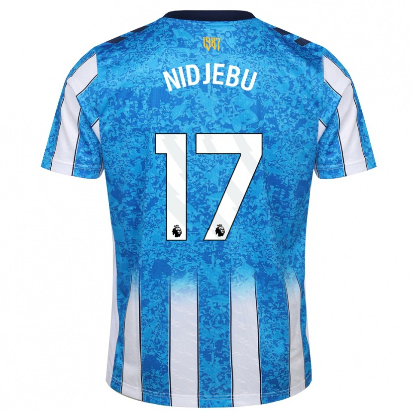 Danxen Mujer Camiseta Success Nidjebu #17 Blanco Azul Naranja 1ª Equipación 2026/27 La Camisa