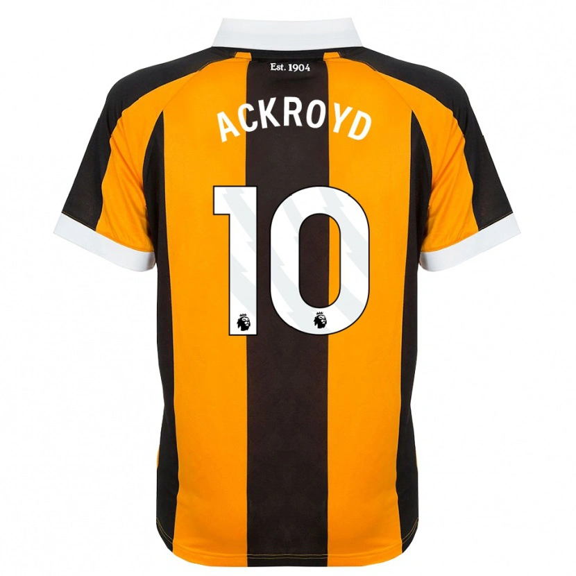 Danxen Mujer Camiseta Rachael Ackroyd #10 Naranja Negro Blanco 1ª Equipación 2026/27 La Camisa