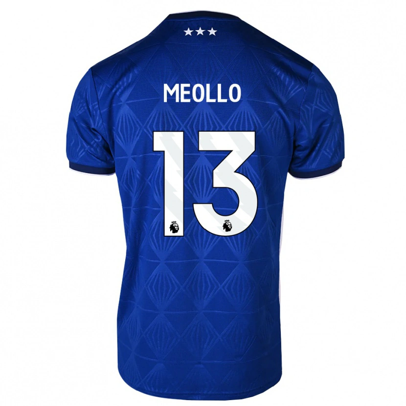 Danxen Mujer Camiseta Nina Meollo #13 Azul Medio Blanco Rojo 1ª Equipación 2026/27 La Camisa