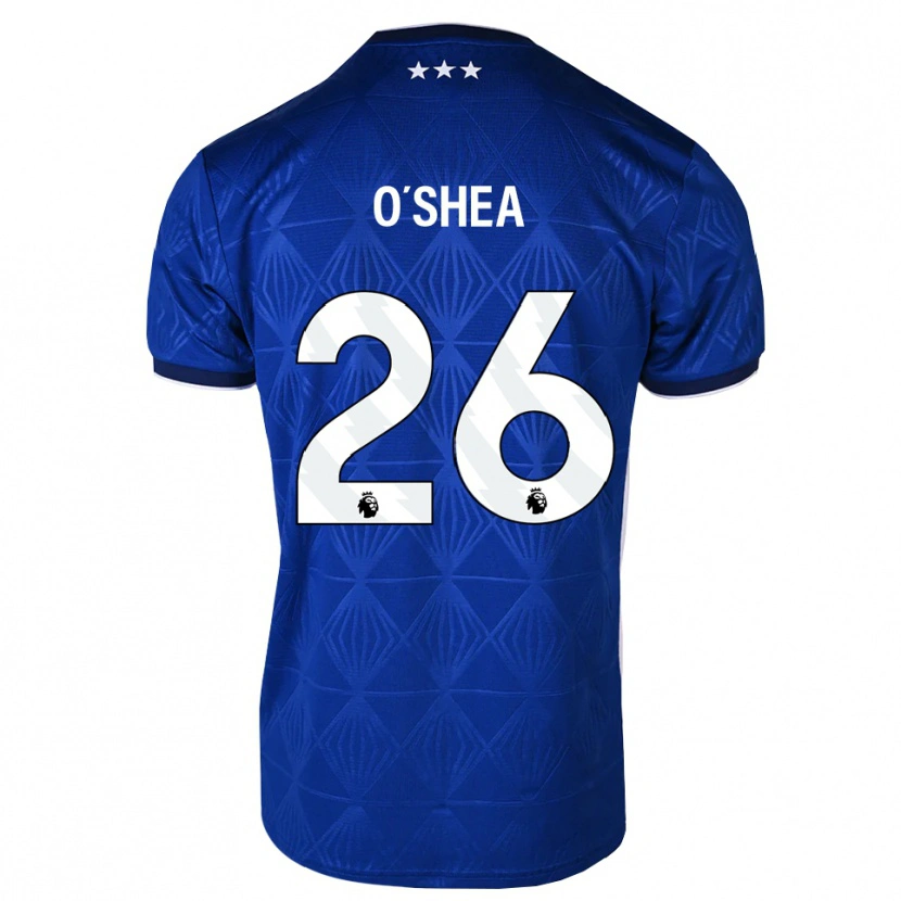 Danxen Mujer Camiseta Dara O'shea #26 Azul Medio Blanco Rojo 1ª Equipación 2026/27 La Camisa