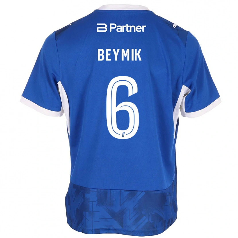 Danxen Mujer Camiseta Adam Beymik #6 Azul Medio Blanco 1ª Equipación 2026/27 La Camisa