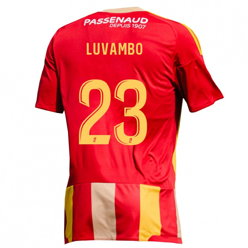 Danxen Mujer Camiseta Taylor Luvambo #23 Rojo Amarillo Verde 1ª Equipación 2026/27 La Camisa