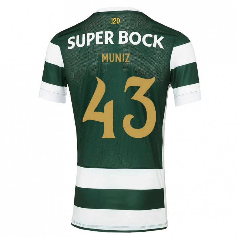 Danxen Mujer Camiseta João Muniz #43 Grisardodarkslategray Blanco 1ª Equipación 2026/27 La Camisa