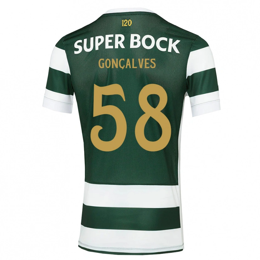 Danxen Mujer Camiseta Flávio Gonçalves #58 Grisardodarkslategray Blanco 1ª Equipación 2026/27 La Camisa