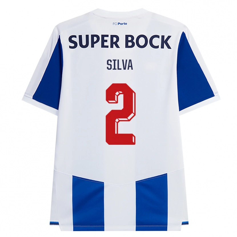 Danxen Mujer Camiseta Marco Silva #2 Azul Blanco Rojo 1ª Equipación 2026/27 La Camisa