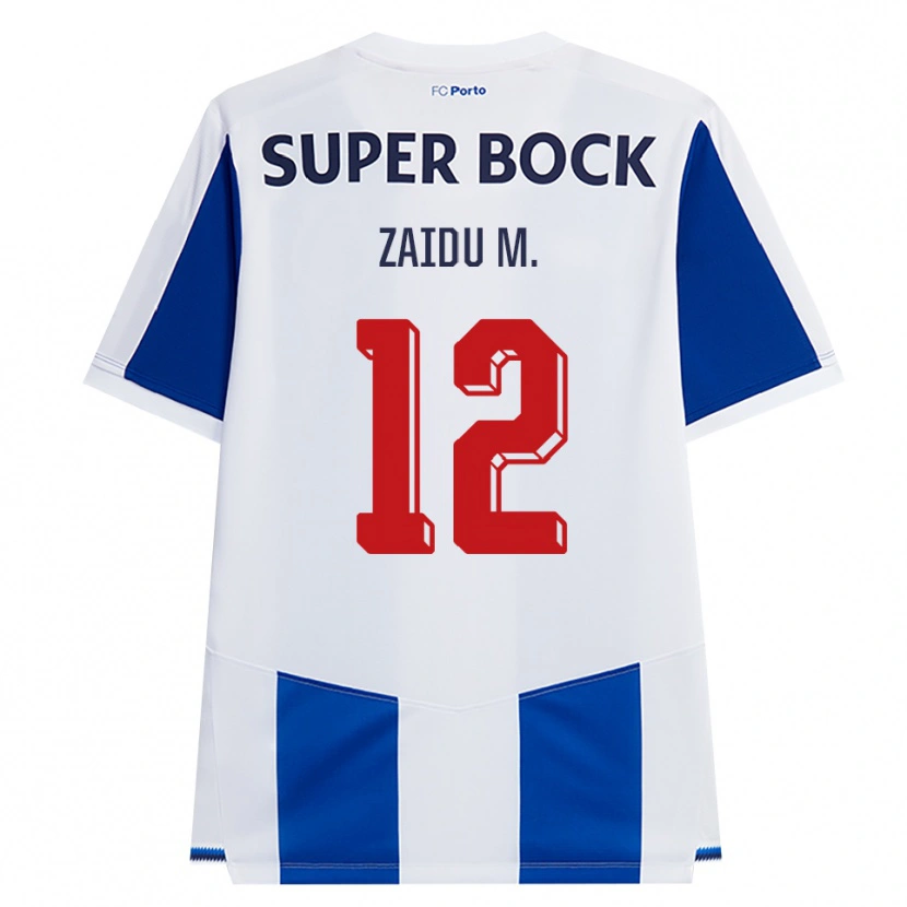 Danxen Mujer Camiseta Zaidu Sanusi #12 Azul Blanco Rojo 1ª Equipación 2026/27 La Camisa
