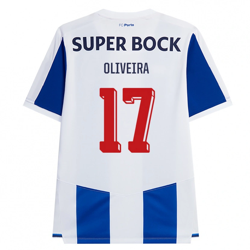 Danxen Mujer Camiseta Rodrigo Oliveira #17 Azul Blanco Rojo 1ª Equipación 2026/27 La Camisa