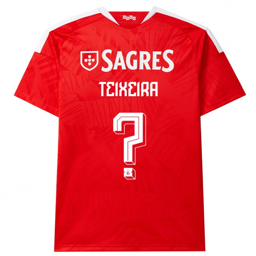 Danxen Mujer Camiseta Ricardo Teixeira #0 Rojo Blanco Amarillo 1ª Equipación 2026/27 La Camisa