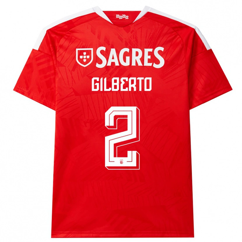 Danxen Mujer Camiseta Gilberto #2 Rojo Blanco Amarillo 1ª Equipación 2026/27 La Camisa