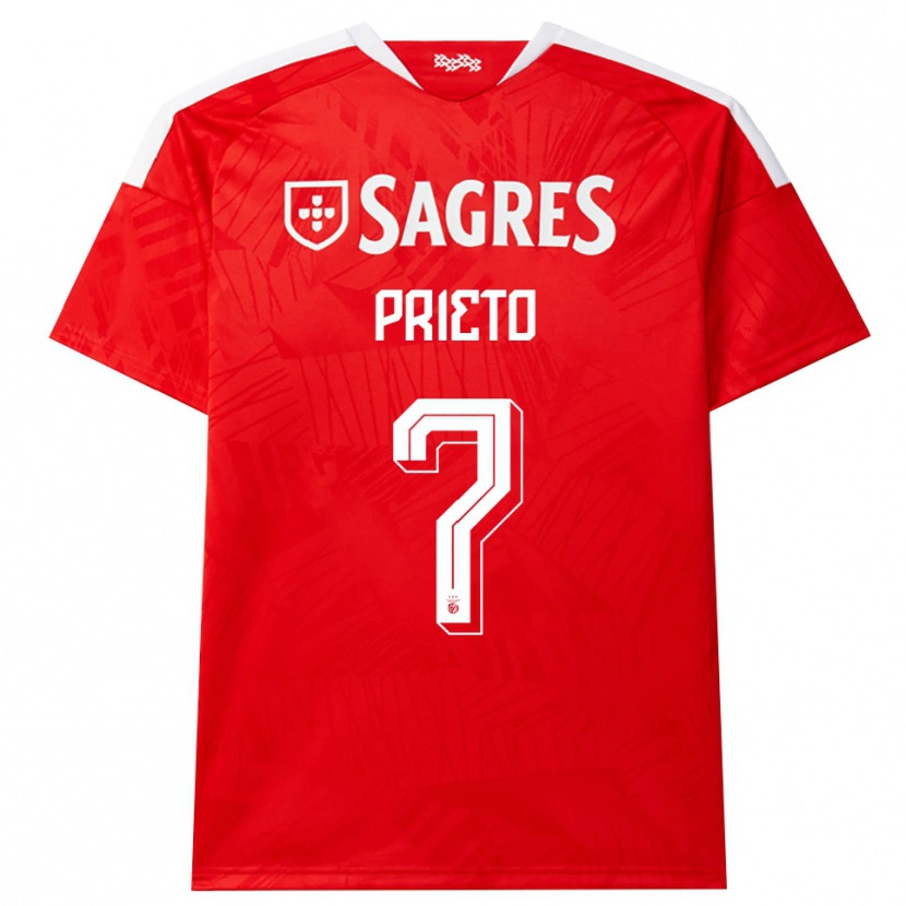Danxen Mujer Camiseta Cristina Martín-Prieto #7 Rojo Blanco Amarillo 1ª Equipación 2026/27 La Camisa