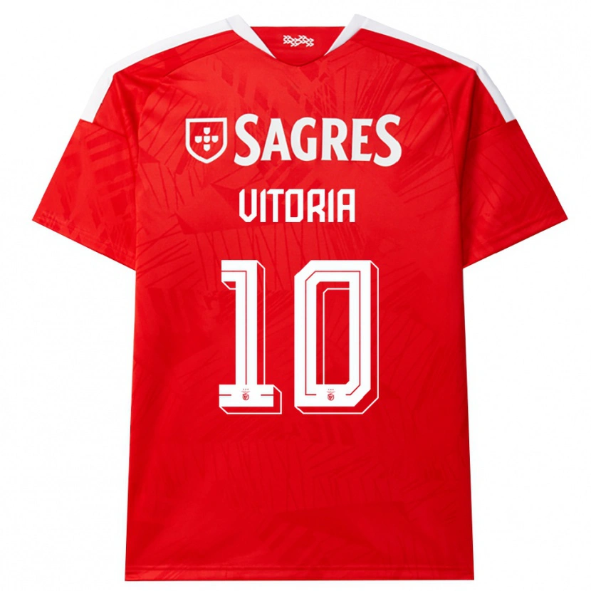Danxen Mujer Camiseta Ana Vitoria #10 Rojo Blanco Amarillo 1ª Equipación 2026/27 La Camisa