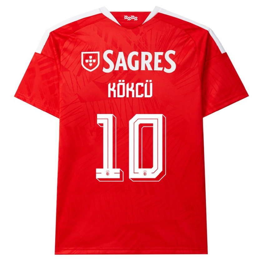 Danxen Mujer Camiseta Orkun Kokcu #10 Rojo Blanco Amarillo 1ª Equipación 2026/27 La Camisa