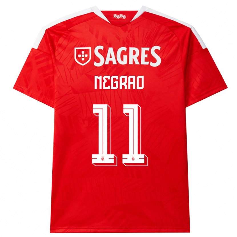 Danxen Mujer Camiseta Maria Negrao #11 Rojo Blanco Amarillo 1ª Equipación 2026/27 La Camisa