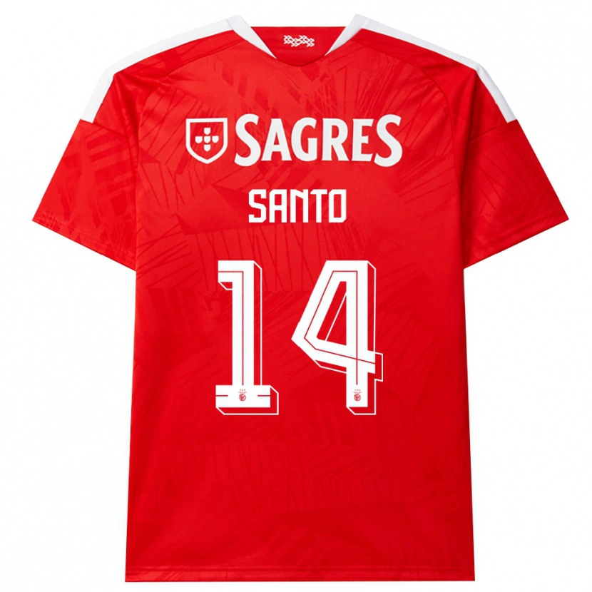 Danxen Mujer Camiseta Sandro Santo #14 Rojo Blanco Amarillo 1ª Equipación 2026/27 La Camisa