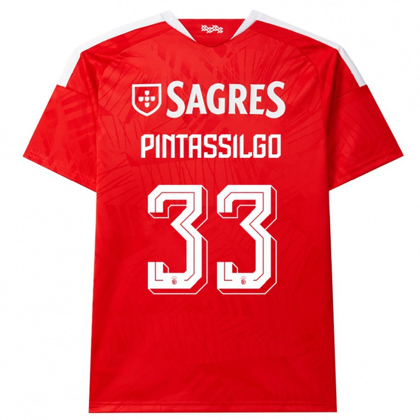 Danxen Mujer Camiseta Lara Pintassilgo #33 Rojo Blanco Amarillo 1ª Equipación 2026/27 La Camisa