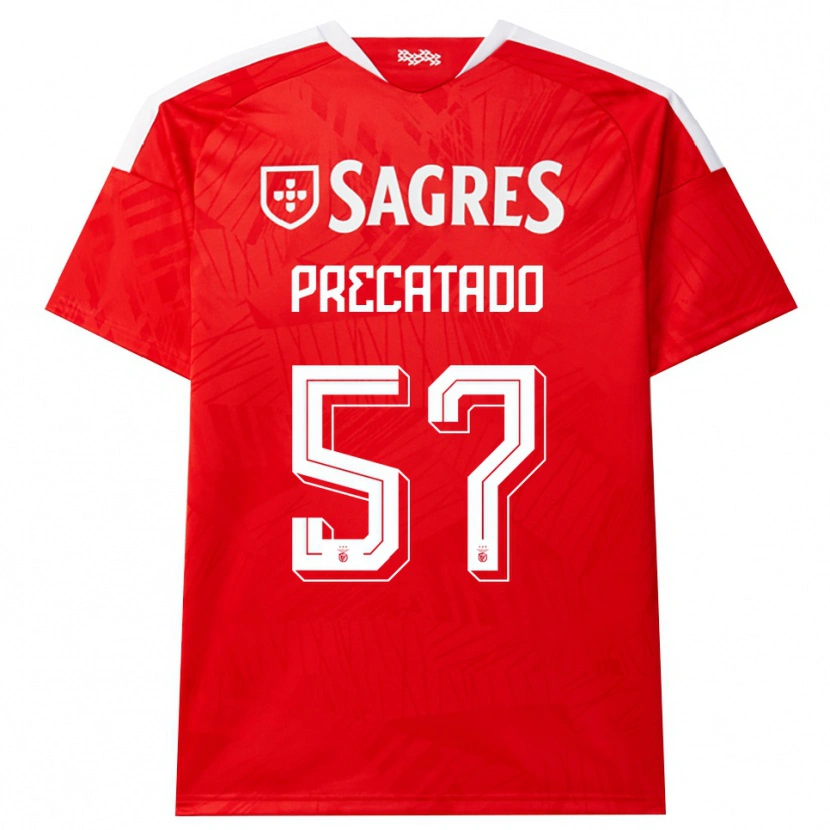 Danxen Mujer Camiseta Precatado #57 Rojo Blanco Amarillo 1ª Equipación 2026/27 La Camisa