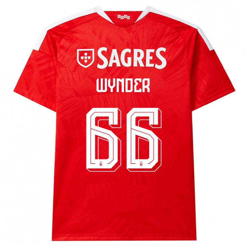 Danxen Mujer Camiseta Joshua Wynder #66 Rojo Blanco Amarillo 1ª Equipación 2026/27 La Camisa