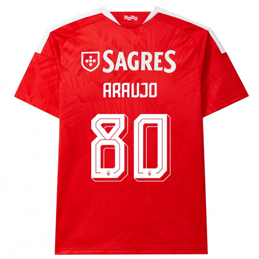 Danxen Mujer Camiseta Lais Araujo #80 Rojo Blanco Amarillo 1ª Equipación 2026/27 La Camisa