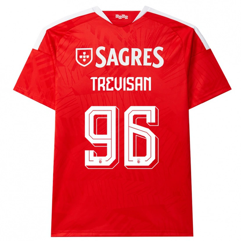 Danxen Mujer Camiseta Jelani Dumas #96 Rojo Blanco Amarillo 1ª Equipación 2026/27 La Camisa