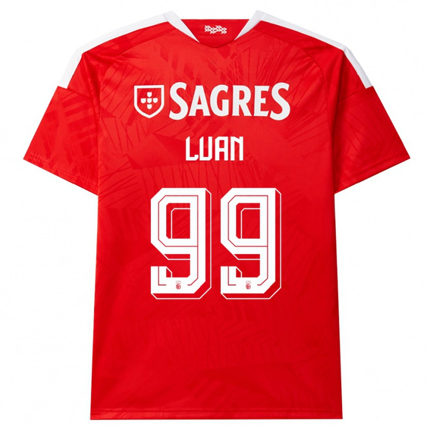 Danxen Mujer Camiseta Luan #99 Rojo Blanco Amarillo 1ª Equipación 2026/27 La Camisa