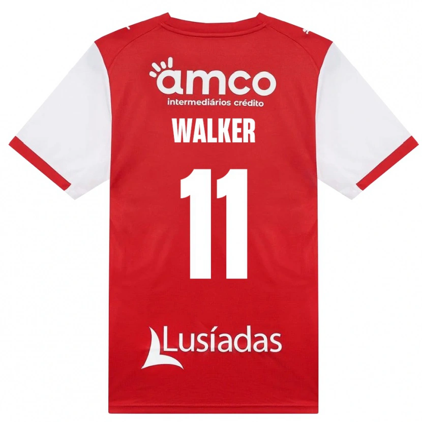 Danxen Mujer Camiseta Ellie Walker #11 Rojo Blanco Negro 1ª Equipación 2026/27 La Camisa