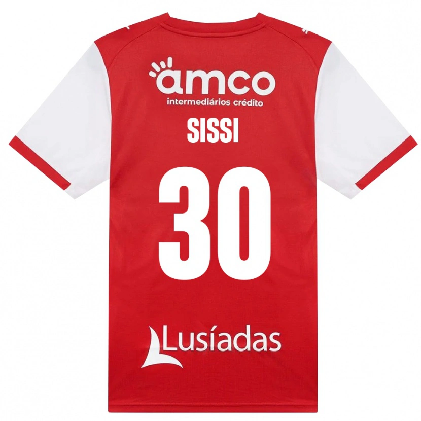 Danxen Mujer Camiseta Sissi #30 Rojo Blanco Negro 1ª Equipación 2026/27 La Camisa