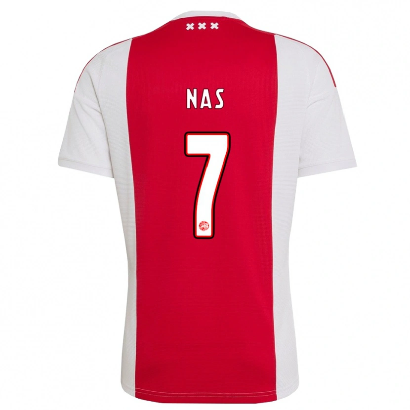Danxen Mujer Camiseta Luca Nas #7 Rojo Blanco Amarillo 1ª Equipación 2026/27 La Camisa