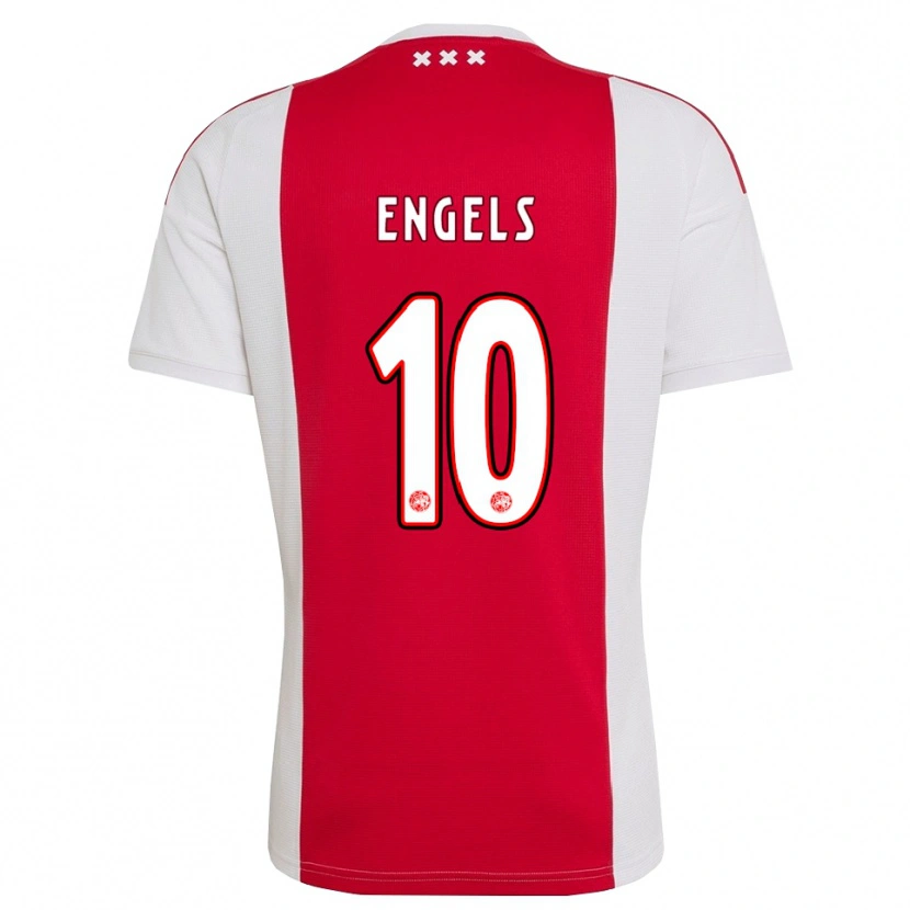 Danxen Mujer Camiseta Chip Engels #10 Rojo Blanco Amarillo 1ª Equipación 2026/27 La Camisa