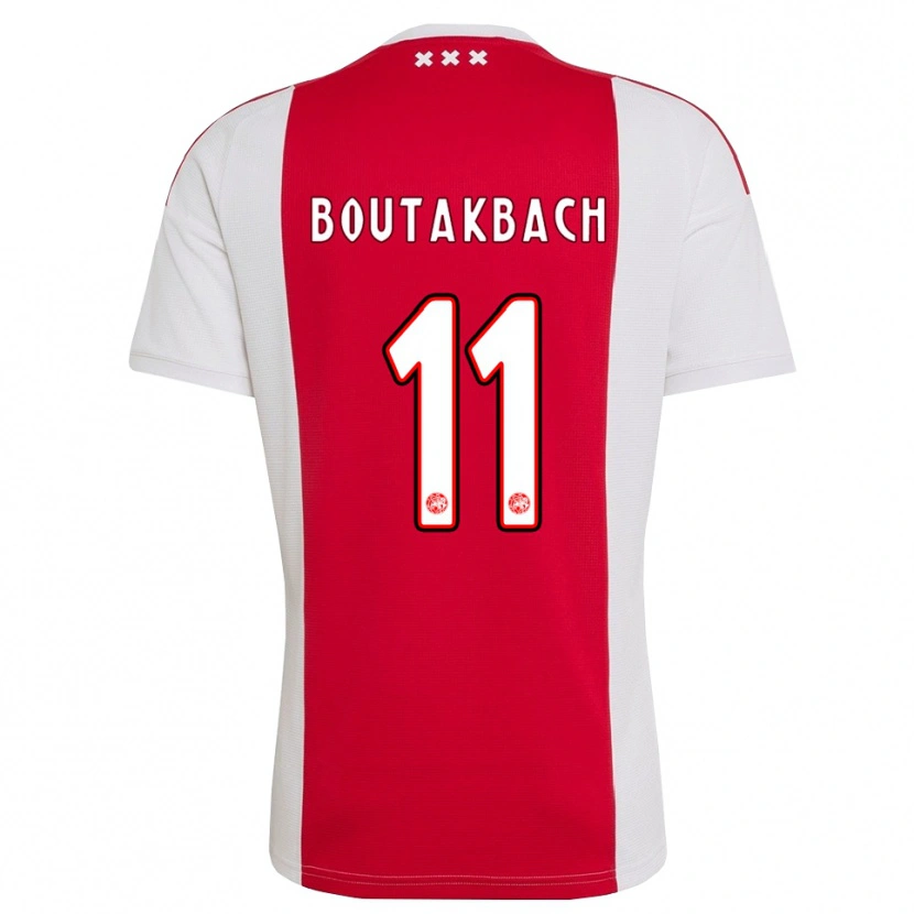 Danxen Mujer Camiseta Massin Boutakbach #11 Rojo Blanco Amarillo 1ª Equipación 2026/27 La Camisa