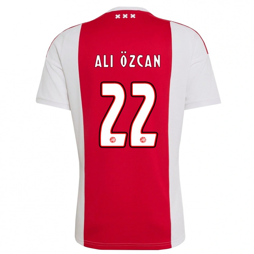 Danxen Mujer Camiseta Akın Ali Özcan #22 Rojo Blanco Amarillo 1ª Equipación 2026/27 La Camisa
