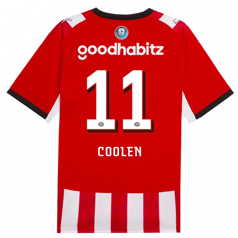 Danxen Mujer Camiseta Nadia Coolen #11 Rojo Blanco Negro 1ª Equipación 2026/27 La Camisa