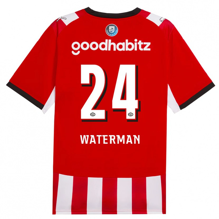 Danxen Mujer Camiseta Boy Waterman #24 Rojo Blanco Negro 1ª Equipación 2026/27 La Camisa