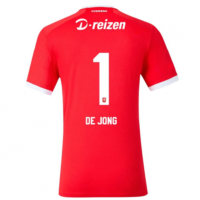 Danxen Mujer Camiseta Danielle De Jong #1 Rojo Blanco 1ª Equipación 2026/27 La Camisa