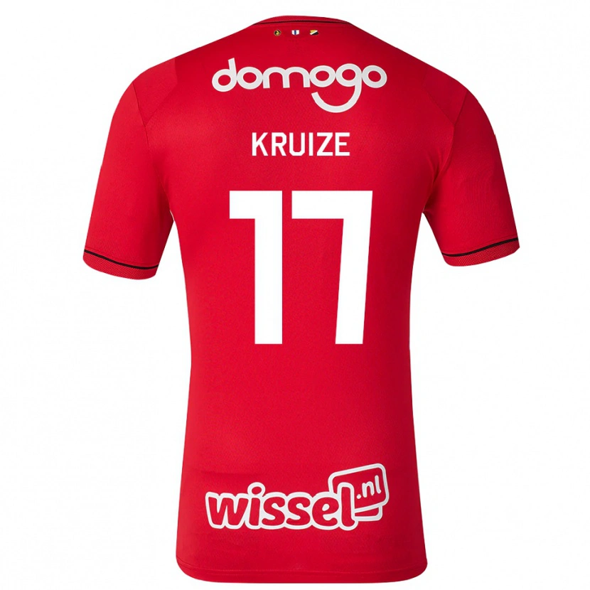 Danxen Mujer Camiseta Elisha Kruize #17 Rojo Blanco Negro 1ª Equipación 2026/27 La Camisa