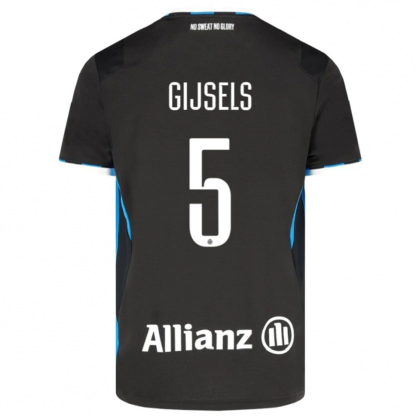 Danxen Mujer Camiseta Kellen Gijsels #5 Negro Rojo Azul 1ª Equipación 2026/27 La Camisa