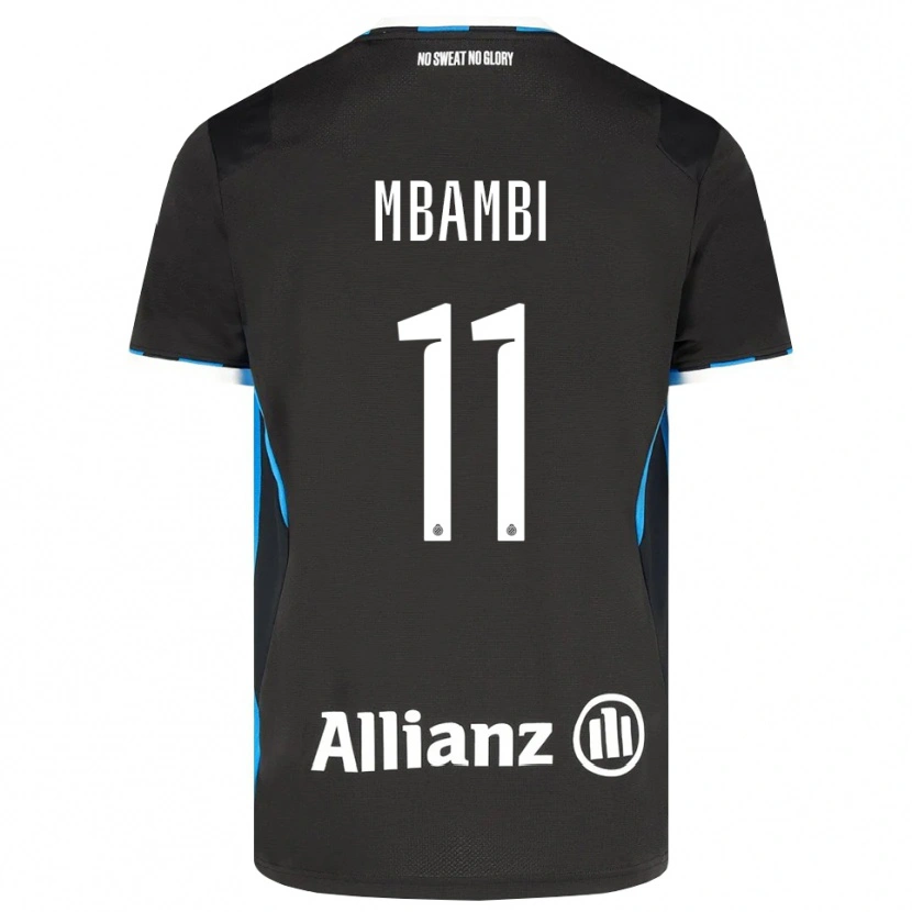 Danxen Mujer Camiseta Jeoffrey Mbambi #11 Negro Rojo Azul 1ª Equipación 2026/27 La Camisa