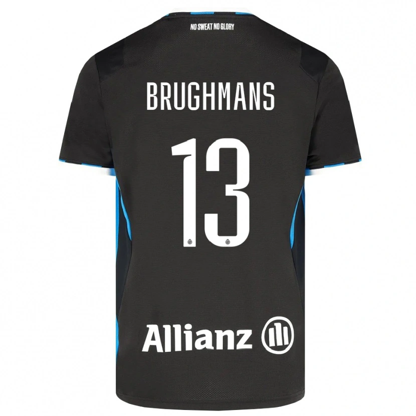Danxen Mujer Camiseta Beau Brughmans #13 Negro Rojo Azul 1ª Equipación 2026/27 La Camisa