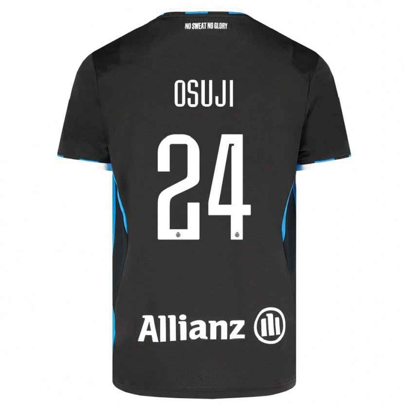 Danxen Mujer Camiseta Vince Osuji #24 Negro Rojo Azul 1ª Equipación 2026/27 La Camisa