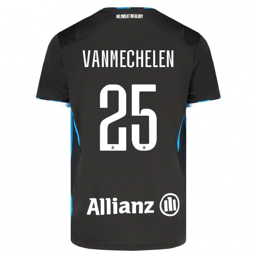 Danxen Mujer Camiseta Davinia Vanmechelen #25 Negro Rojo Azul 1ª Equipación 2026/27 La Camisa
