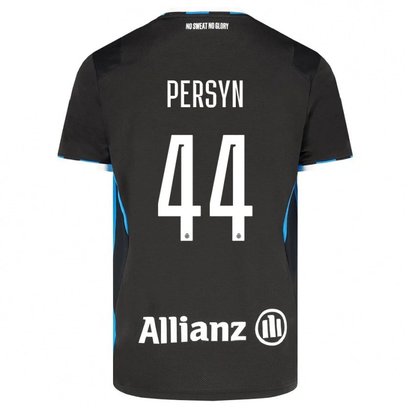 Danxen Mujer Camiseta Noor Persyn #44 Negro Rojo Azul 1ª Equipación 2026/27 La Camisa