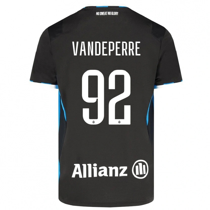 Danxen Mujer Camiseta Alexander Vandeperre #92 Negro Rojo Azul 1ª Equipación 2026/27 La Camisa