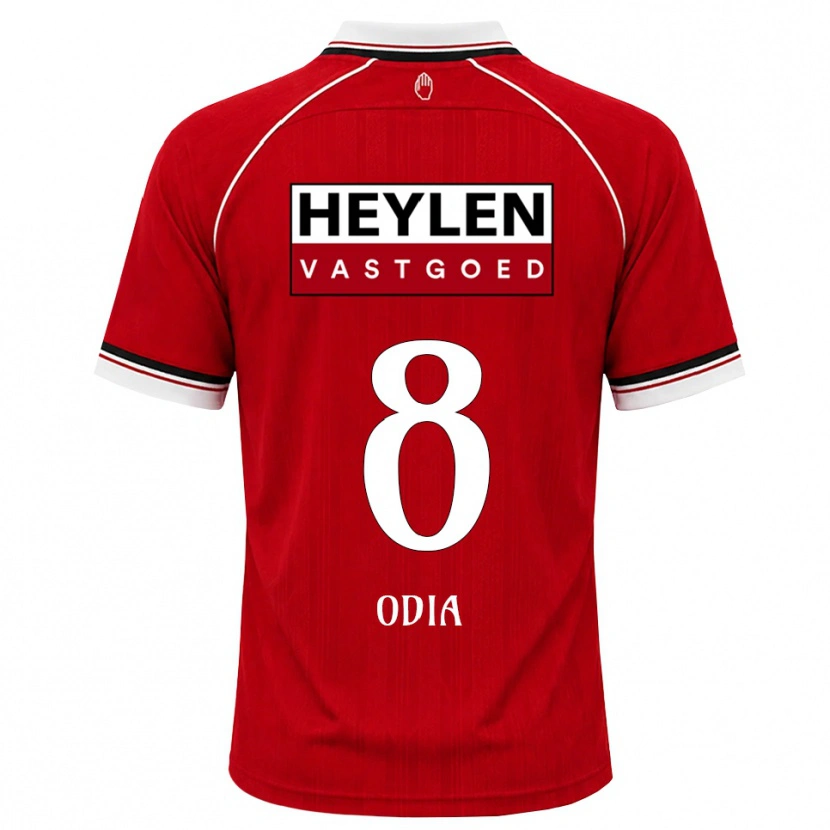 Danxen Mujer Camiseta Dre Odia #8 Rojo Blanco Negro 1ª Equipación 2026/27 La Camisa