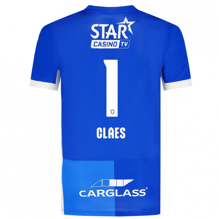 Danxen Mujer Camiseta Mirthe Claes #1 Azulmedio Azulreal Blanco 1ª Equipación 2026/27 La Camisa