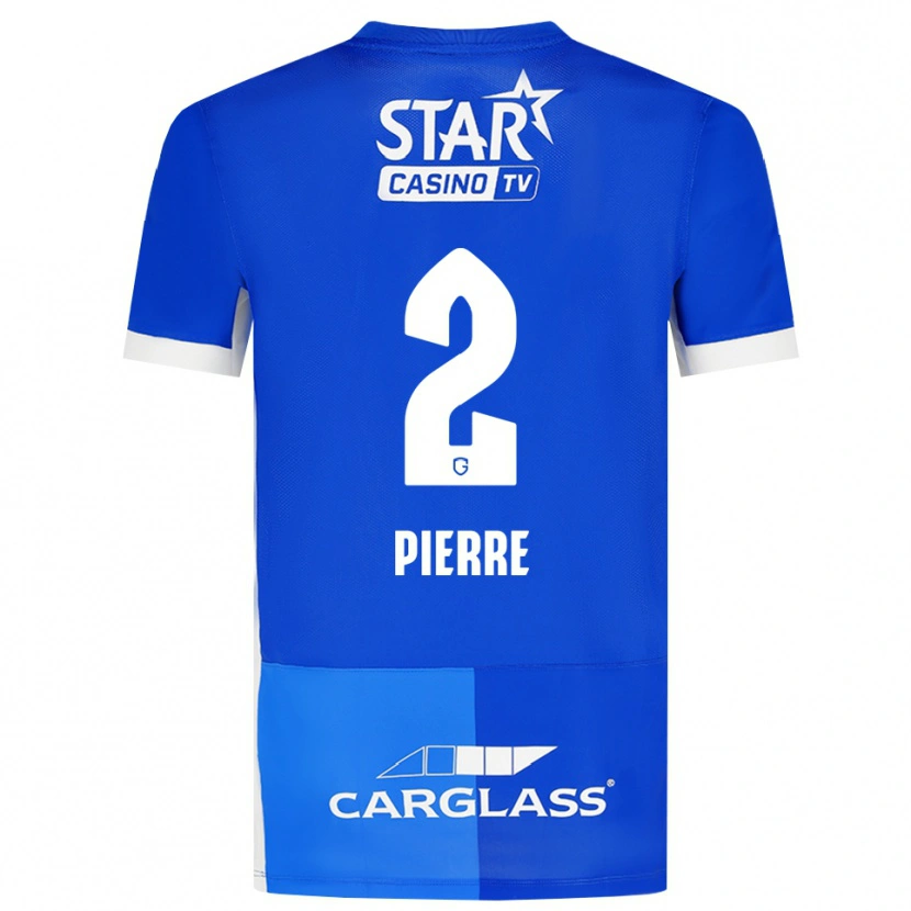 Danxen Mujer Camiseta Kayden Pierre #2 Azulmedio Azulreal Blanco 1ª Equipación 2026/27 La Camisa
