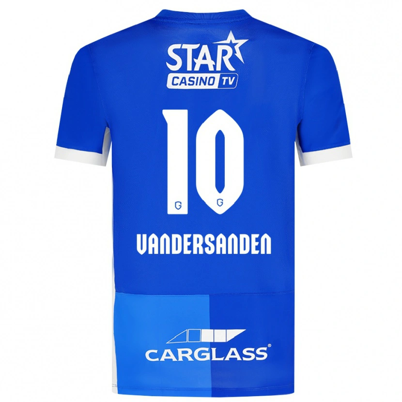 Danxen Mujer Camiseta Sien Vandersanden #10 Azulmedio Azulreal Blanco 1ª Equipación 2026/27 La Camisa