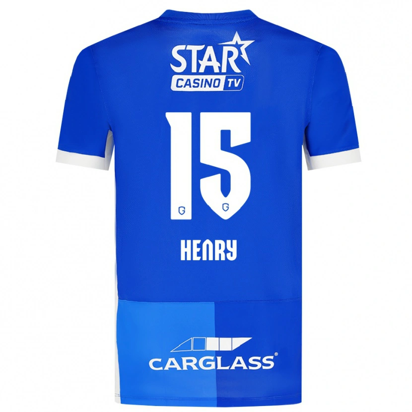 Danxen Mujer Camiseta Zion Henry #15 Azulmedio Azulreal Blanco 1ª Equipación 2026/27 La Camisa