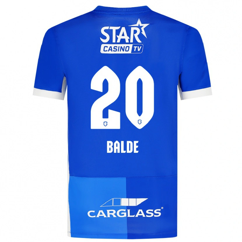 Danxen Mujer Camiseta Thierno Balde #20 Azulmedio Azulreal Blanco 1ª Equipación 2026/27 La Camisa