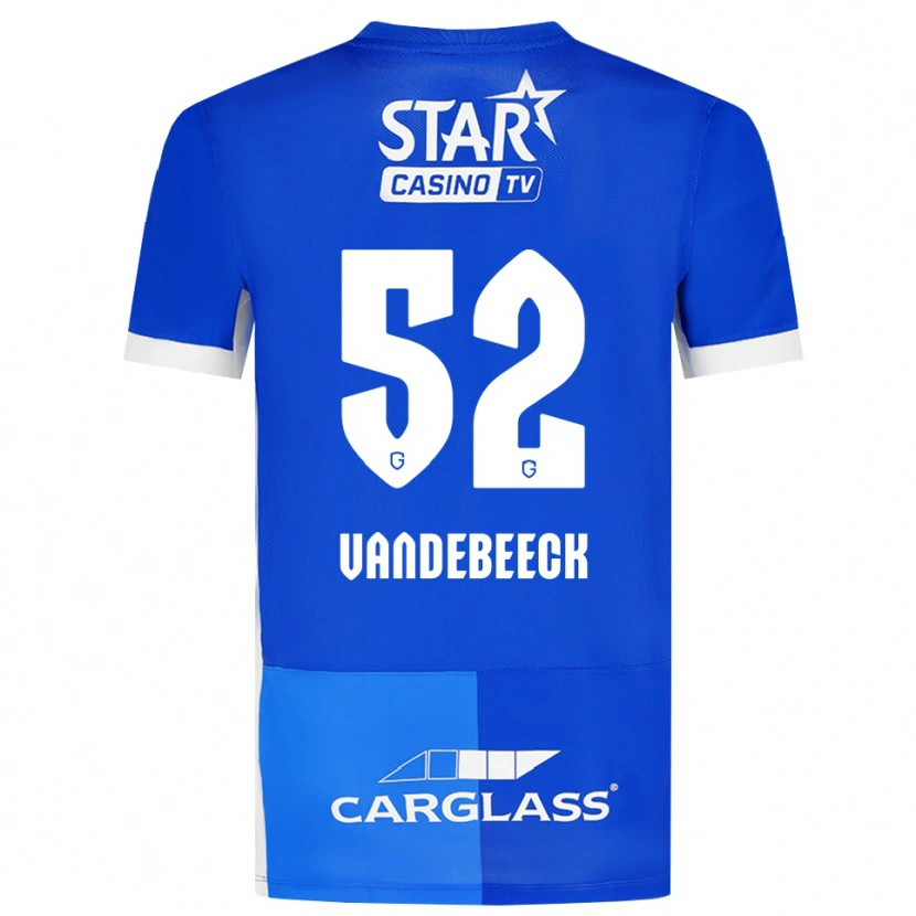 Danxen Mujer Camiseta Emmely Vandebeeck #52 Azulmedio Azulreal Blanco 1ª Equipación 2026/27 La Camisa